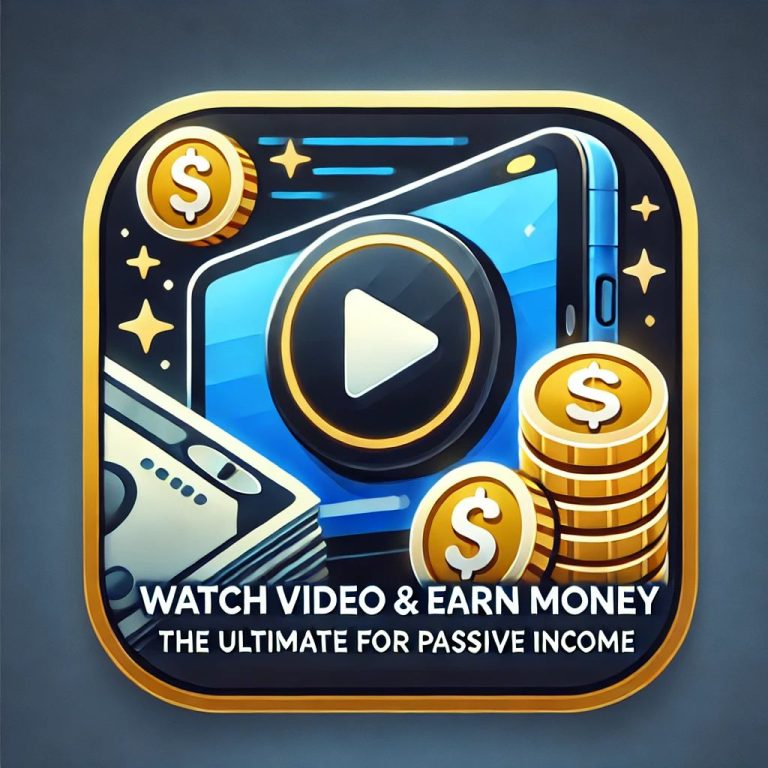 Watch Video & Earn Money: The Ultimate App for Passive Income